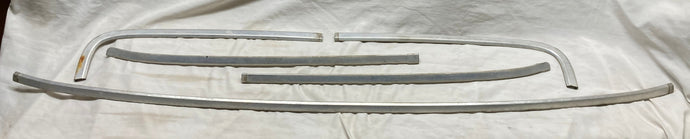 64 65 66 67 El Camino and 4 Door Tempest LeMans Cutlass Aluminum Windshield Moldings (Original) 1964 1965 1966 1967