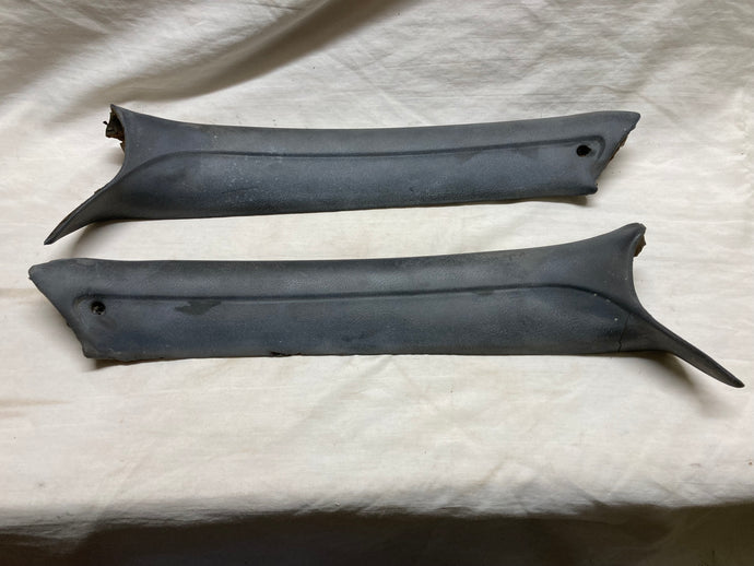 68 69 70 71 72 Chevelle Convertible A Pillar Covers Pair (Original) A Body, GTO, Cutlass, Skylark, Tempest, LeMans 1968 1969 1970 1971 1972