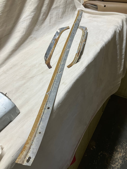 64 65 Chevelle sedan back window headliner glue strips  2 and 4 door. Original 1964 1965