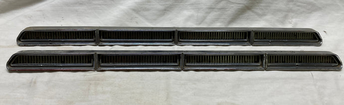 66 Chevelle SS Hood Louver Inserts Pair (Original) El Camino 1966