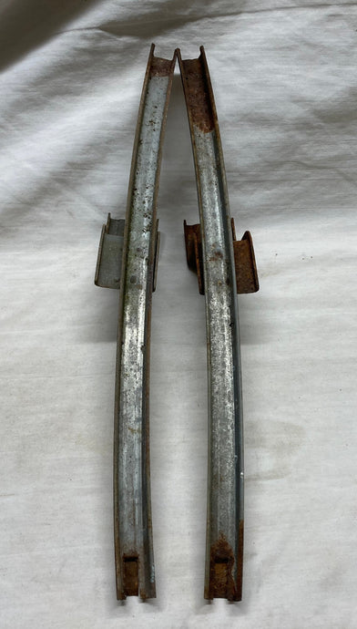 64 65 66 67 El Camino Run Channel Brackets Original Pair 1964 1965 1966 1967