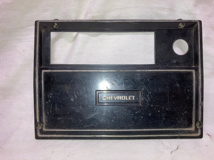 78 79 80 81 82 83 84 85 86 87 Malibu and El Camino Radio Delete Plate (Original) 1978 1979 1980 1981 1982 1983 1984 1985 1986 1987