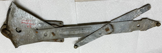 68 Chevelle Manual Window Regulator LH Tempest GTO Skylark Cutlass (Original) SS 2 Dr HT/Convertible  1968