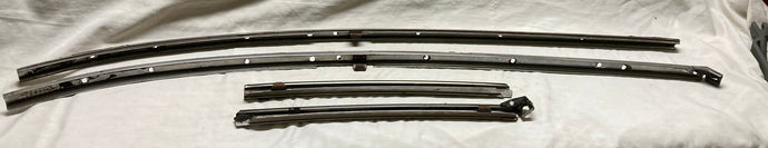 69 Chevelle 2 Door Hardtop Roof Rail Weatherstrip Channels 6 piece Original Malibu 1969