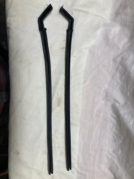 67 Camaro Door Jamb Windlace Molding (Pair) Firebird 1967 SS Super Sport