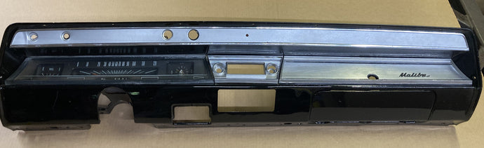 67 Chevelle Malibu Dashboard with Speedometer Glove Box Door (Original) 1967