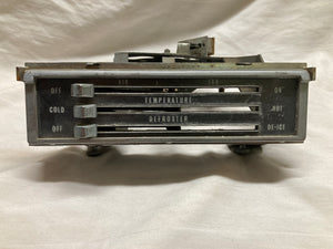 65 66 Impala Heater Controller w/o A/C (Original) 1965 1966