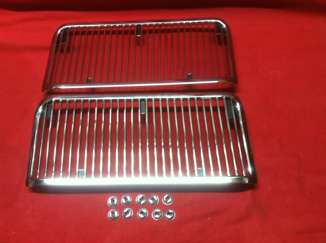 Hood Inserts, Pair 68-69 Chevelle SS