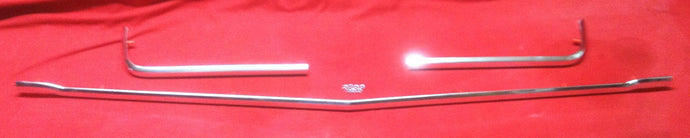 Center Valance Molding & Outer Valance Moldings 66 Chevelle  &  El Camino