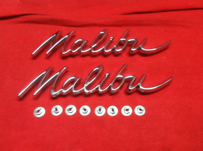 64 Malibu Rear Quarter Emblem 