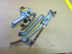 66 67 Chevelle GTO Skylark 2 Door Hardtop Quarter Window Hardware (Original) Left Hand 1966 1967