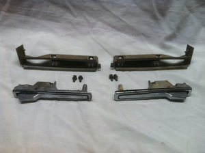 69 70 71 72 Grand Prix Outer Door Handles with Backing Plates Pair 1969 1970 1971 1972