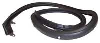 Convertible Top Header Seal - With Molded Ends & Clips - 66-67 GM A-Body