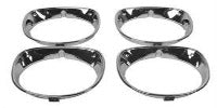70 Chevelle and El Camino Headlamp Bezels Inner & Outer (Set of 4)
