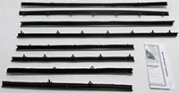 Window Felts - Inner & Outer (8pcs) - 66-67 Tempest 2DR Sedan (Post)