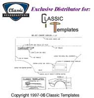Antenna Template Kit - Front - RH - 62-65 Chevy II Nova