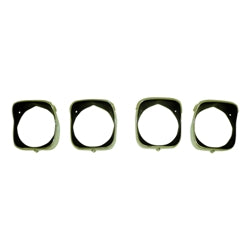 Headlamp Bezels Inner & Outer LH/RH 4 Piece Set 69 Chevelle El Camino