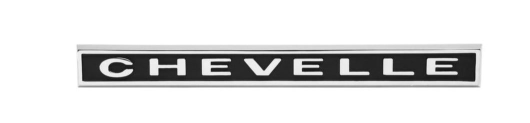 67 Chevelle Malibu Rear Panel Emblem - 