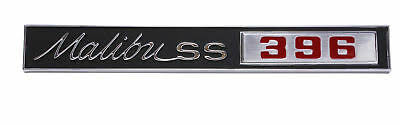 65 Malibu SS Z-16 Trunk Emblem 